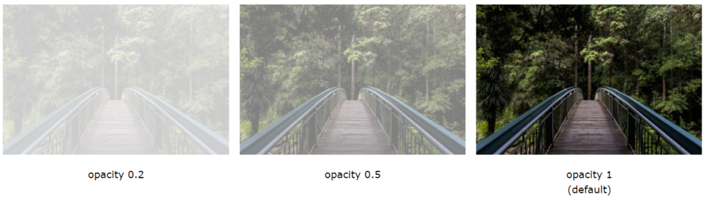 Css Opacity -