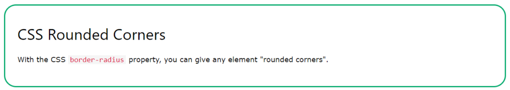 Css Rounded Corners -