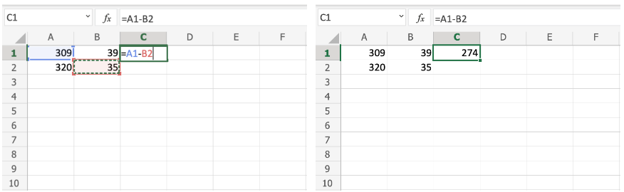 Excel Syntax -