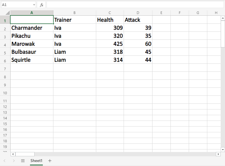 Excel Add Cells -