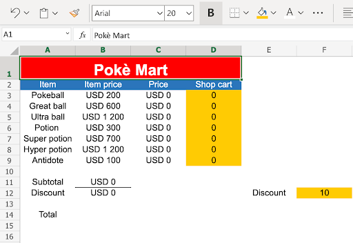 Case: Poke Mart, Styling -