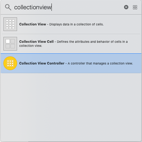 Ios: Collection View Controller -