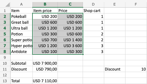 Excel Formats Number -