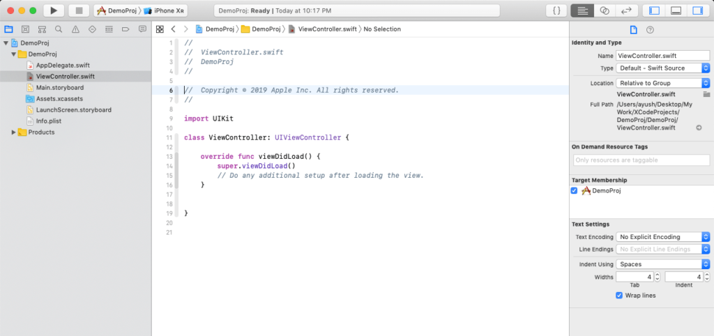 Introduction To Xcode Ide -