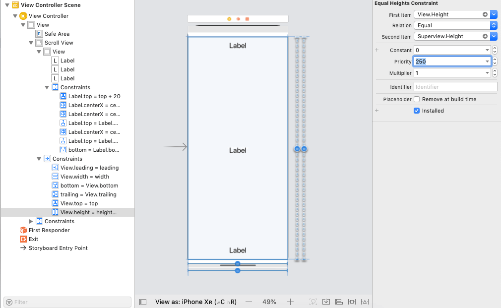 Ios: Scroll View -