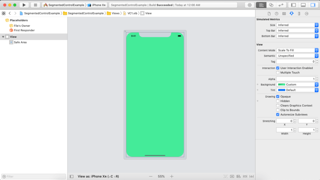 Ios: Segment Control -