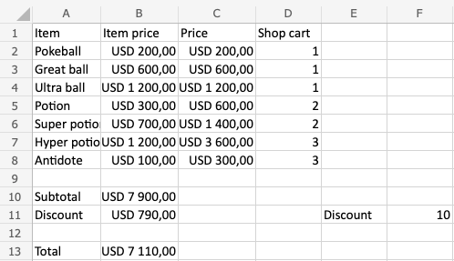 Excel Formats Number -