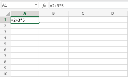 Excel Parentheses -