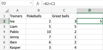 Excel Relative References -