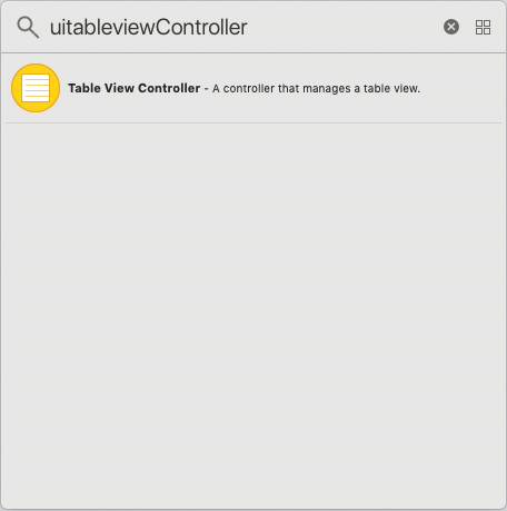 Ios: Table View Controller -